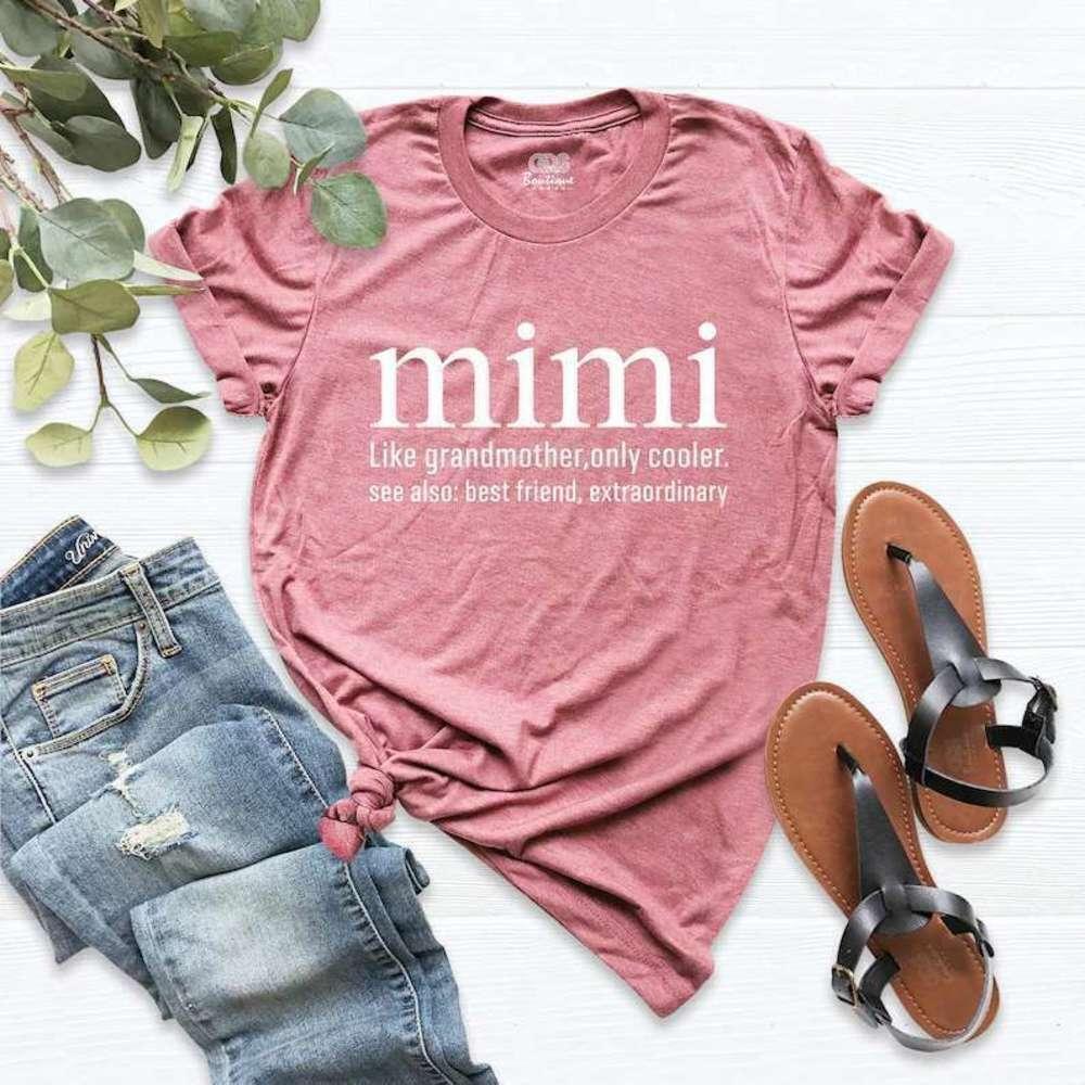 Mimi Definition Cute Dictionary Style Gift T Shirt